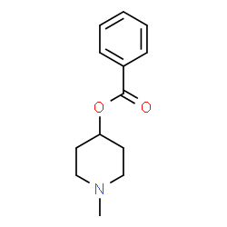 ChemSpider 2D Image | 1-Methyl-4-piperidinyl benzoate | C13H17NO2