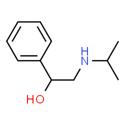 ChemSpider 2D Image | 2-(Isopropylamino)-1-phenylethanol | C11H17NO