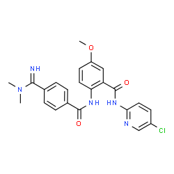 ChemSpider 2D Image | Betrixaban | C23H22ClN5O3