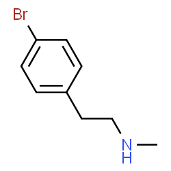 ChemSpider 2D Image | 2-(4-Bromophenyl)-N-methylethanamine | C9H12BrN