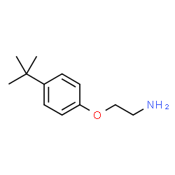 ChemSpider 2D Image | 2-(4-tert-Butylphenoxy)ethanamine | C12H19NO