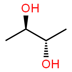 ChemSpider 2D Image | meso-butane-2,3-diol | C4H10O2