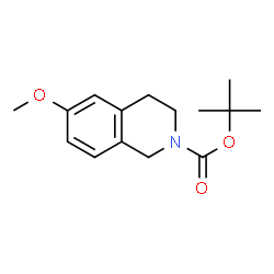 ChemSpider 2D Image | 2-Boc-6-methoxy-1,2,3,4-tetrahydroisoquinoline | C15H21NO3