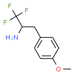 ChemSpider 2D Image | 1,1,1-Trifluoro-3-(4-methoxyphenyl)-2-propanamine | C10H12F3NO
