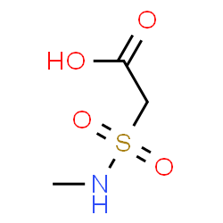 ChemSpider 2D Image | (Methylsulfamoyl)acetic acid | C3H7NO4S