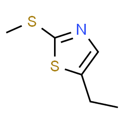 ChemSpider 2D Image | 5-ethyl-2-(methylthio)thiazole | C6H9NS2