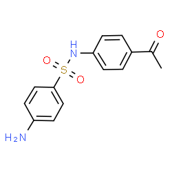 ChemSpider 2D Image | N-(4-Acetylphenyl)-4-aminobenzenesulfonamide | C14H14N2O3S