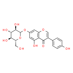 ChemSpider 2D Image | Genistin | C21H20O10