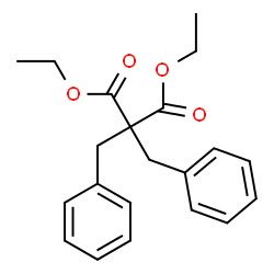 ChemSpider 2D Image | Diethyl dibenzylmalonate | C21H24O4