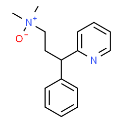 ChemSpider 2D Image | Dimethyl[3-phenyl-3-(2-pyridinyl)propyl]amine oxide | C16H20N2O