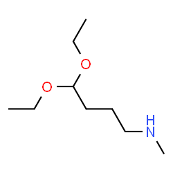 ChemSpider 2D Image | 4,4-Diethoxy-N-methyl-1-butanamine | C9H21NO2