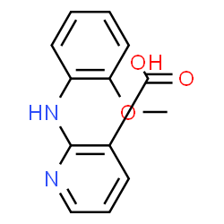 ChemSpider 2D Image | 2-[(2-methoxyphenyl)amino]nicotinic acid | C13H12N2O3