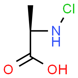 ChemSpider 2D Image | N-Chloro-D-alanine | C3H6ClNO2