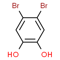 ChemSpider 2D Image | 4,5-Dibromo-1,2-benzenediol | C6H4Br2O2