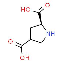 ChemSpider 2D Image | (2S)-2,4-Pyrrolidinedicarboxylic acid | C6H9NO4