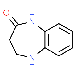 ChemSpider 2D Image | 1,3,4,5-tetrahydro-1,5-benzodiazepin-2-one | C9H10N2O