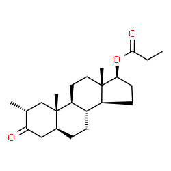 ChemSpider 2D Image | Drostanolone propionate | C23H36O3