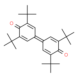 ChemSpider 2D Image | 3,3',5,5'-Tetra-tert-Butyl-4,4'-Diphenoquinone | C28H40O2
