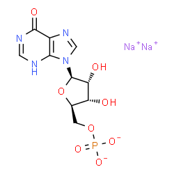 ChemSpider 2D Image | Sodium 5'-inosinate | C10H11N4Na2O8P