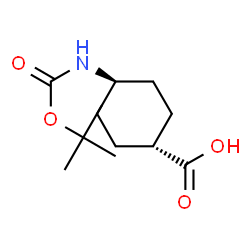 ChemSpider 2D Image | trans-4-(Boc-amino)cyclohexanecarboxylic acid | C12H21NO4