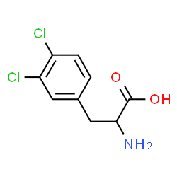 ChemSpider 2D Image | 3,4-Dichlorophenylalanine | C9H9Cl2NO2