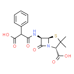 ChemSpider 2D Image | Carbenicillin | C17H18N2O6S
