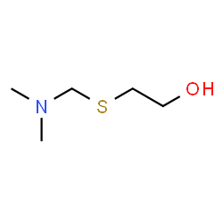ChemSpider 2D Image | 2-{[(Dimethylamino)methyl]sulfanyl}ethanol | C5H13NOS