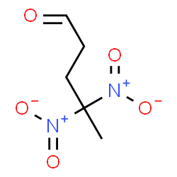 ChemSpider 2D Image | 4,4-Dinitropentanal | C5H8N2O5