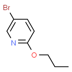 ChemSpider 2D Image | 5-Bromo-2-propoxypyridine | C8H10BrNO