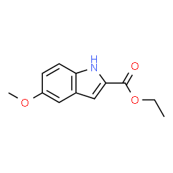 ChemSpider 2D Image | 2-Carbethoxy-5-methoxyindole | C12H13NO3