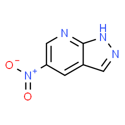 ChemSpider 2D Image | 5-Nitro-1H-pyrazolo[3,4-b]pyridine | C6H4N4O2