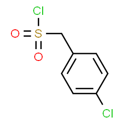ChemSpider 2D Image | 4-Chlorobenzylsulfonyl chloride | C7H6Cl2O2S