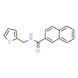 ChemSpider 2D Image | N-(2-Thienylmethyl)-2-naphthamide | C16H13NOS