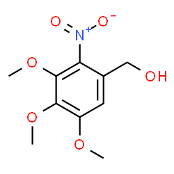 ChemSpider 2D Image | (3,4,5-Trimethoxy-2-nitrophenyl)methanol | C10H13NO6