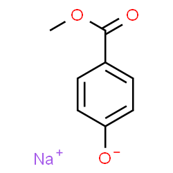 ChemSpider 2D Image | Sodium methyl 4-hydroxybenzoate | C8H7NaO3