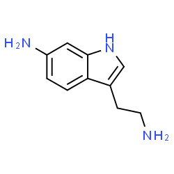 ChemSpider 2D Image | 3-(2-Aminoethyl)-1H-indol-6-amine | C10H13N3