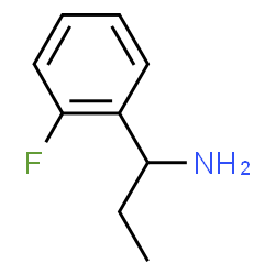 ChemSpider 2D Image | 1-(2-Fluorophenyl)propylamine | C9H12FN