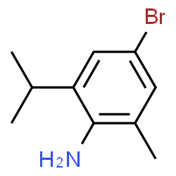 ChemSpider 2D Image | 4-Bromo-2-isopropyl-6-methylaniline | C10H14BrN