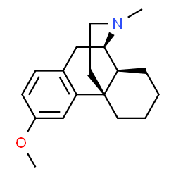 ChemSpider 2D Image | (14alpha)-3-Methoxy-17-methylmorphinan | C18H25NO