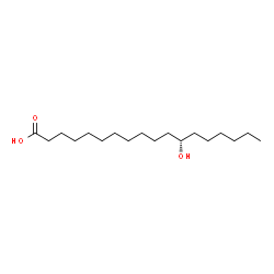 ChemSpider 2D Image | (R)-12-hydroxyoctadecanoic acid | C18H36O3