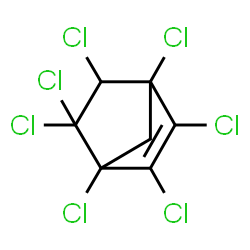 ChemSpider 2D Image | Heptachlorobicyclo(2.2.1)hept-2-ene | C7H3Cl7