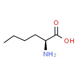 ChemSpider 2D Image | L-(+)-norleucine | C6H13NO2