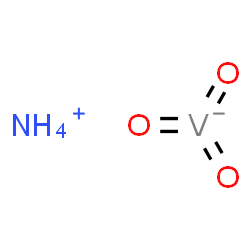 ChemSpider 2D Image | Ammonium trioxovanadate(1-) | H4NO3V