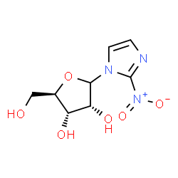 ChemSpider 2D Image | 2-nitro-1-ribofuranosylimidazole | C8H11N3O6