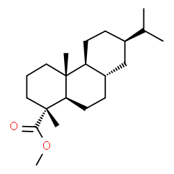 ChemSpider 2D Image | Methyl tetrahydroabietate | C21H36O2