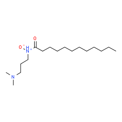 ChemSpider 2D Image | N-(3-(Dimethylamino)propyl)dodecanamide N-oxide | C17H36N2O2