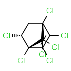 ChemSpider 2D Image | endo-1,2,3,4,5,7,7-heptachloro-2-norbornene | C7H3Cl7