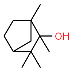 ChemSpider 2D Image | 1,2,3,3-Tetramethylbicyclo[2.2.1]heptan-2-ol | C11H20O