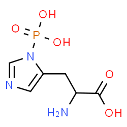 ChemSpider 2D Image | 1-Phosphohistidine | C6H10N3O5P