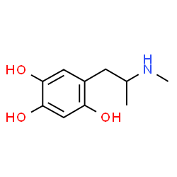 ChemSpider 2D Image | 5-[2-(Methylamino)propyl]-1,2,4-benzenetriol | C10H15NO3